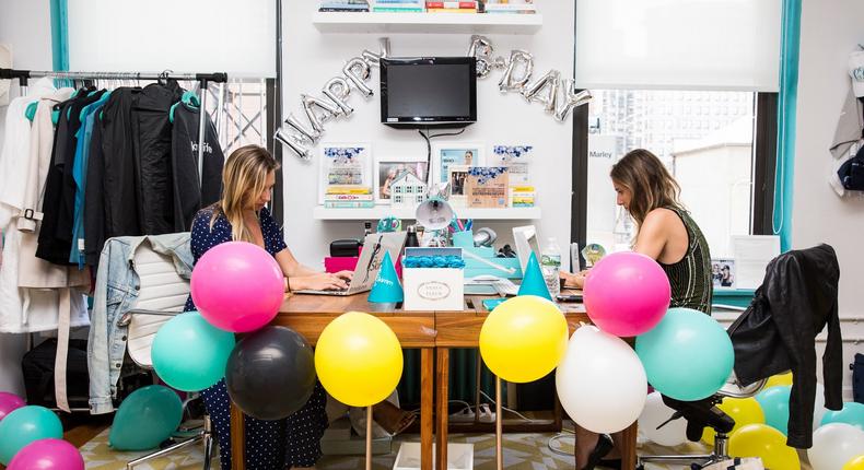 TheSkimm's office was decked out for the startup's fifth anniversary.