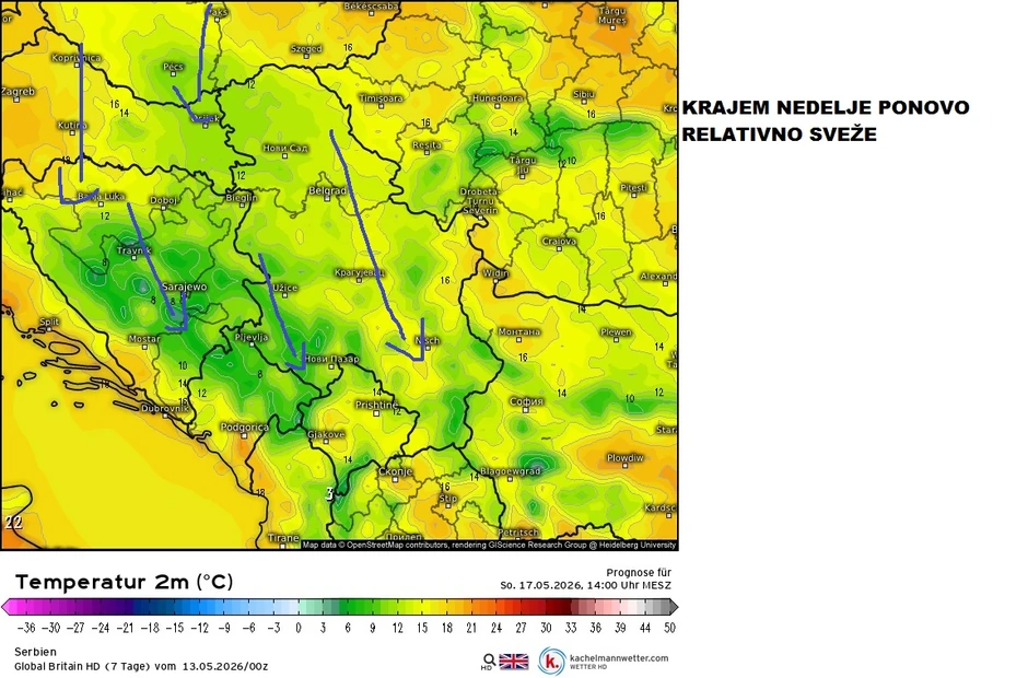 Krajem ove nedelje relativno sveže
