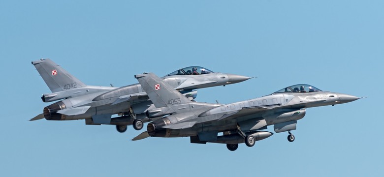 Incydent pod Poznaniem. Element uzbrojenia F-16 spadł na samochód