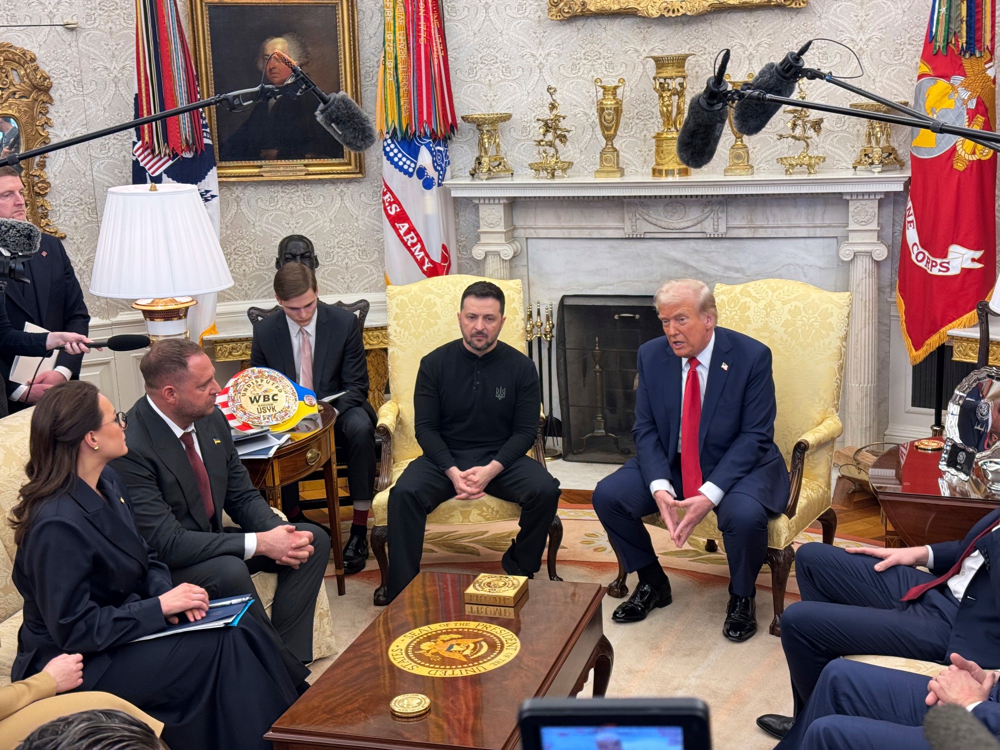 Ukrajinský prezident Volodymyr Zelenskyj v USA.