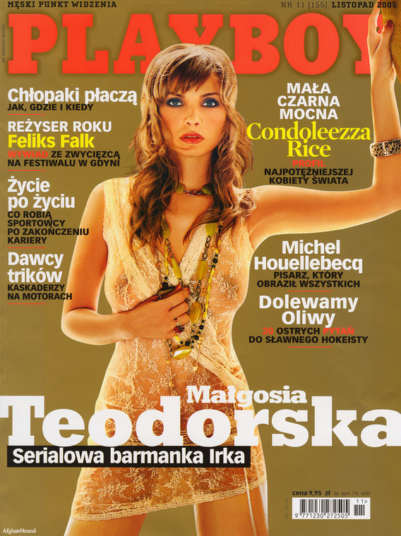 Małgorzata Teodorska w magazynie "Playboy"
