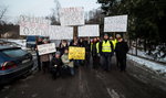 Mieszkańcy osiedla Łagiewniki protestują