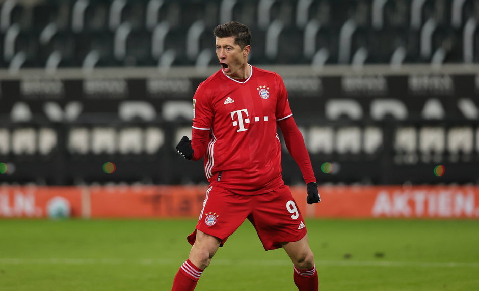 Robert Lewandowski w barwach Bayernu Monachium