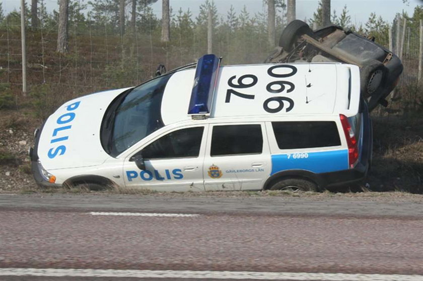 Pościg za bandytą w Szwecji. Twardziele ze szwedzkiej policji