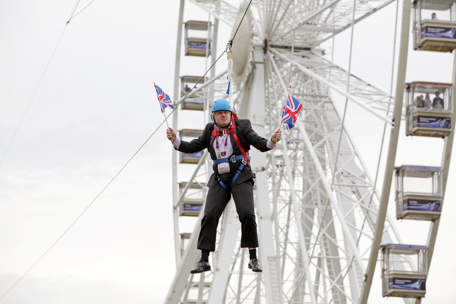 Boris Johnson promuje igrzysk olimpijskich