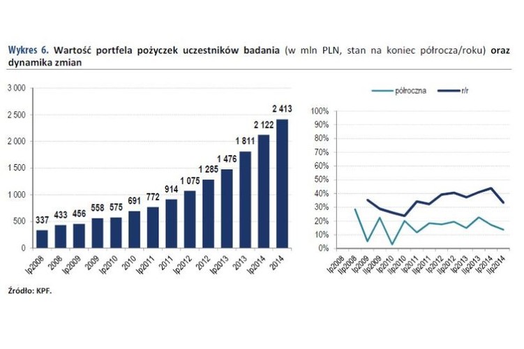 Analizując dane o wartości portfela pożyczek uczestników badania, należy podkreślić to, iż w żadnym z okresów półrocznych, poczynając od I półrocza 2008 roku, nie zanotowano spadku jego salda. Stało się tak pomimo faktu, że na rynku bankowego kredytu konsumenckiego zanotowano nie tyko spadek dynamiki wzrostu, ale wprost spadek wartości portfela pożyczek konsumenckich. Źródłem stałego wzrostu wartości portfela pożyczek niebankowych było między innymi rosnące zaufanie do tego sektora oraz dostosowanie zakresu i jakości oferty do potrzeb dwóch, nowych dla tego sektora w 2009 roku, grup klientów. 
<br>Pierwsza to ci, którzy zostali wykluczeni przez banki z dostępu do produktów bankowych w wyniku rosnącego ryzyka ogólnogospodarczego po wybuchu kryzysu na rynkach międzynarodowych i spowolnienia gospodarczego w Polsce, a także w jego efekcie rosnącego ryzyka kredytowego i próbującymi nadążyć za tym zjawiskiem rekomendacjami miękkich regulacji, przygotowywanych w KNF. 
<br>Druga grupa klientów to ta, dla której nie było wcześniej oferty bankowej ze względu na wysokie i w pewien sposób specyficzne (umowa na czas nieokreślony) wymagania co do form zatrudnienia kredytobiorcy, akceptowanego z punktu widzenia polityki szacowania ryzyka kredytowego.