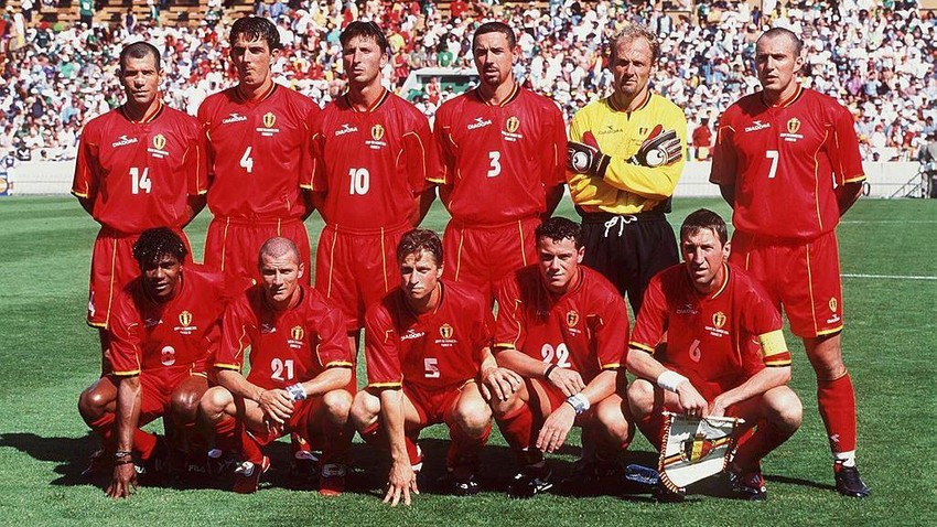 Reprezentativci Belgije na Mundijalu u Francuskoj | Foto: Photo by Marcus Brandt/Bongarts/Getty Images)