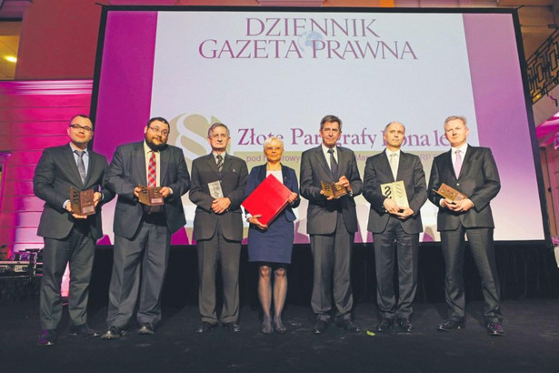 Laureaci jubileuszowych "Złotych Paragrafów"/ fot. Wojtek Górski