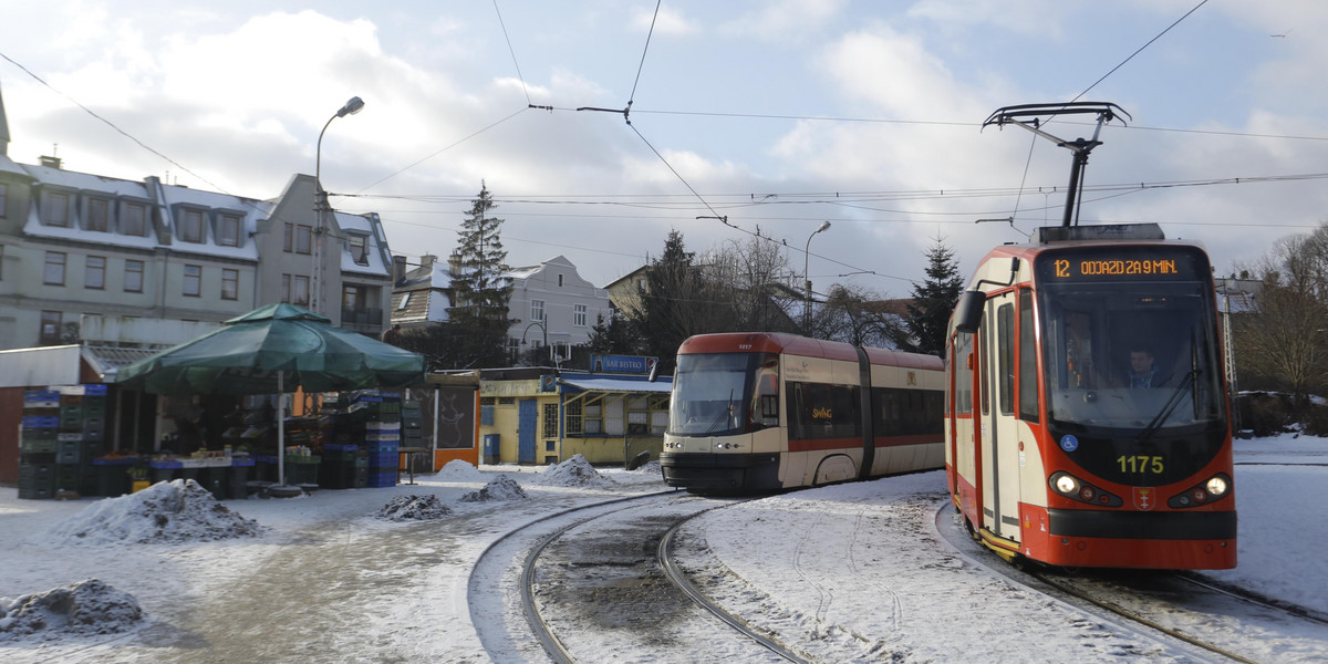 pętla tramwajowa w Oliwie 