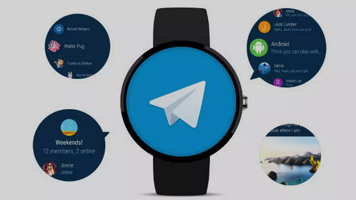 Telegram trafia na Android Wear 2.0