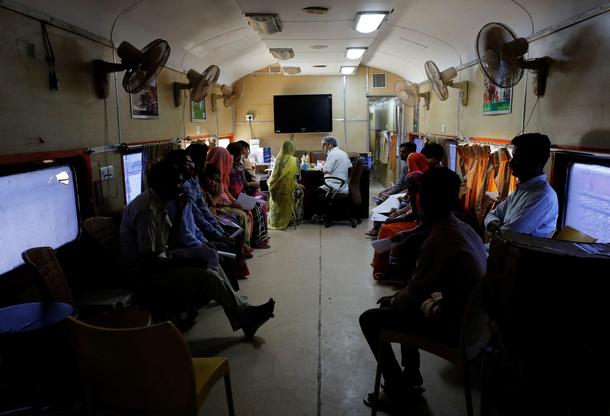 The Wider Image: Hospital on wheels brings hope to Indian villages