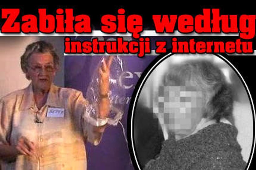 Zabiła się według instrukcji z internetu