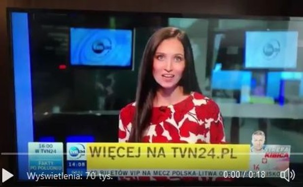 Po mundialowej wpadce z hat-trickiem w TVN24 prezenterka i wydawca programu ukarani