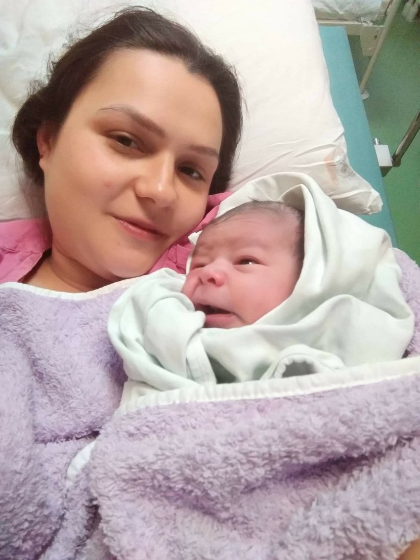 Andrijana Petković sa bebom