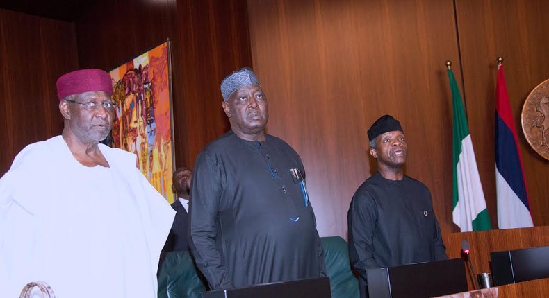 Acting President, Yemi Osinbajo, presides over Federal Executive Council (FEC) meeting on Wednesday, March 1, in Abuja.