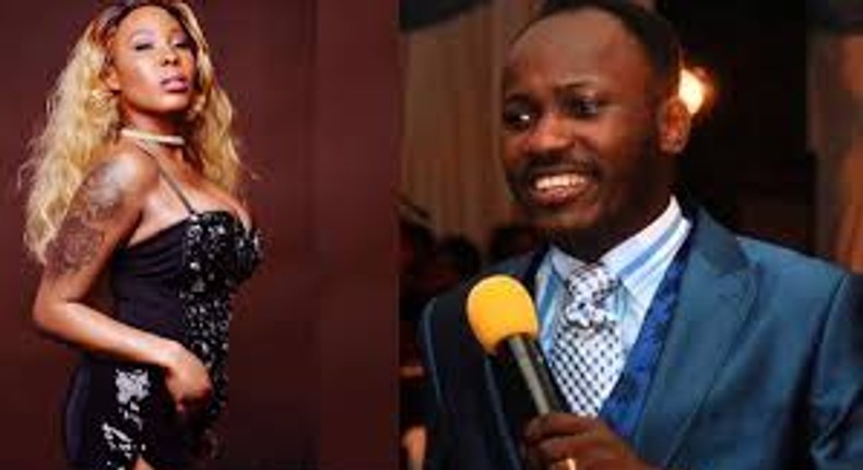 Stephanie Otobo and Apostle Johnson Suleman