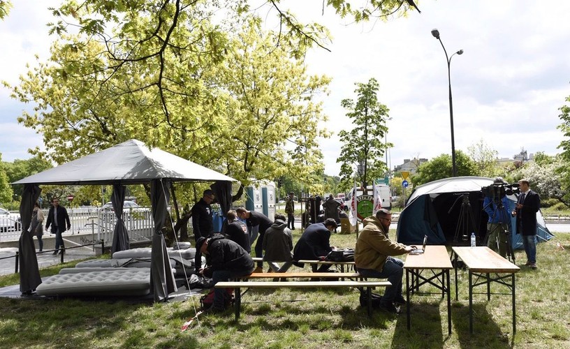 Protest pracowników wymiaru sprawiedliwości