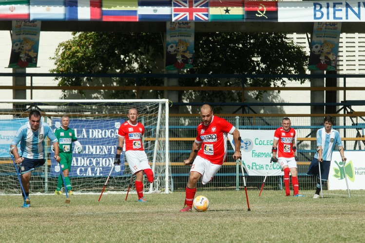 Mecz MŚ Ampfutbolu w Meksyku