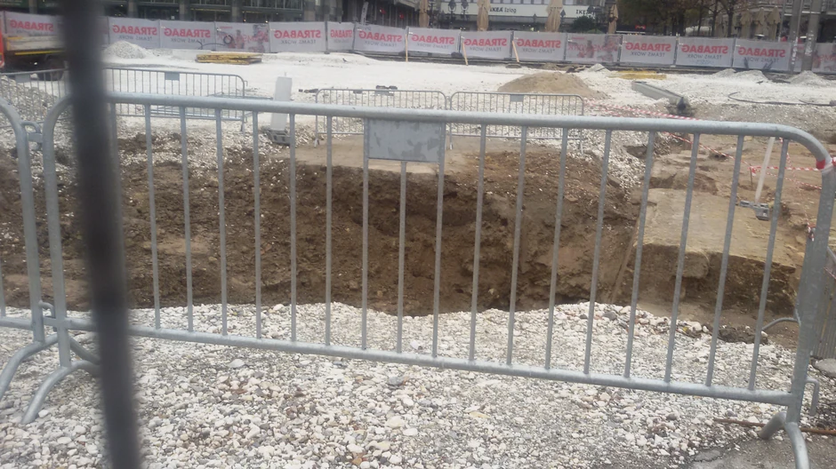 Ograđeni deo gradilišta