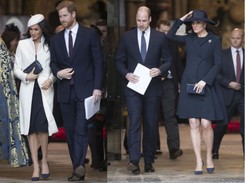 Księżna Kate nie miała szans... Zachwycająca Meghan Markle na pierwszym oficjalnym wystąpieniu u boku królowej. FOTO