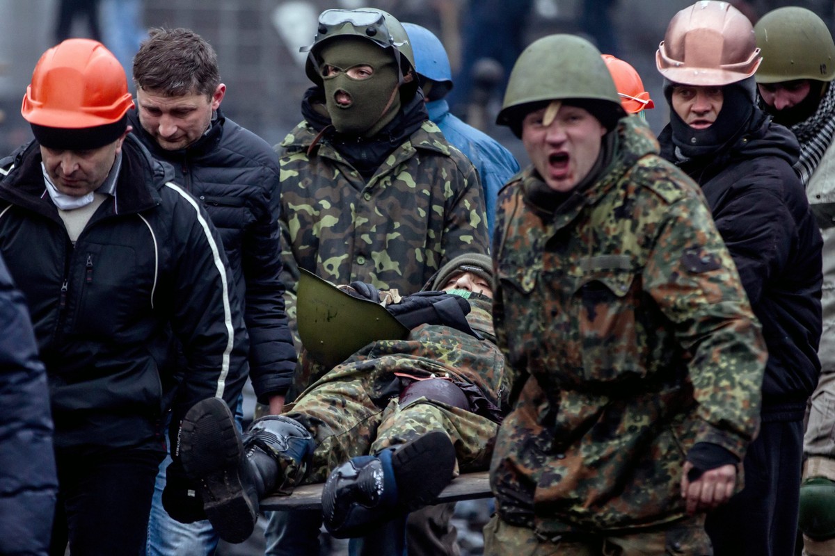 Ranni w walkach w Kijowie