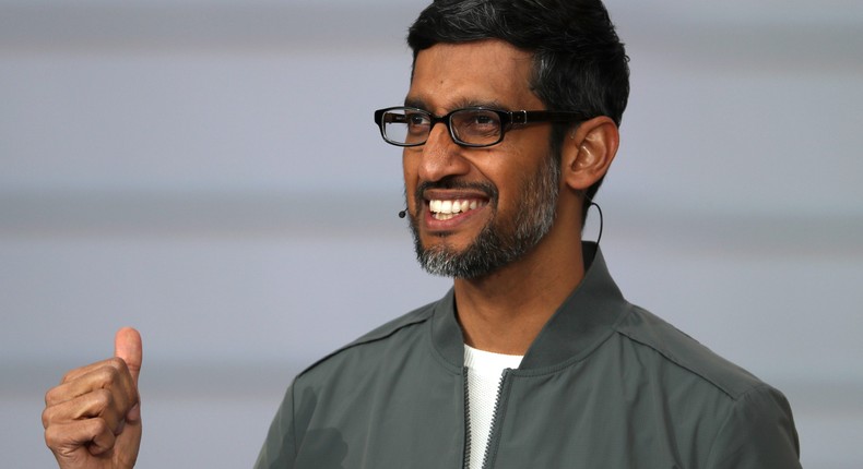 Alphabet CEO, Sundar Pichai.