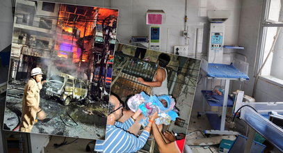 Pożar w szpitalu dziecięcym. Nie żyje siedmioro niemowląt