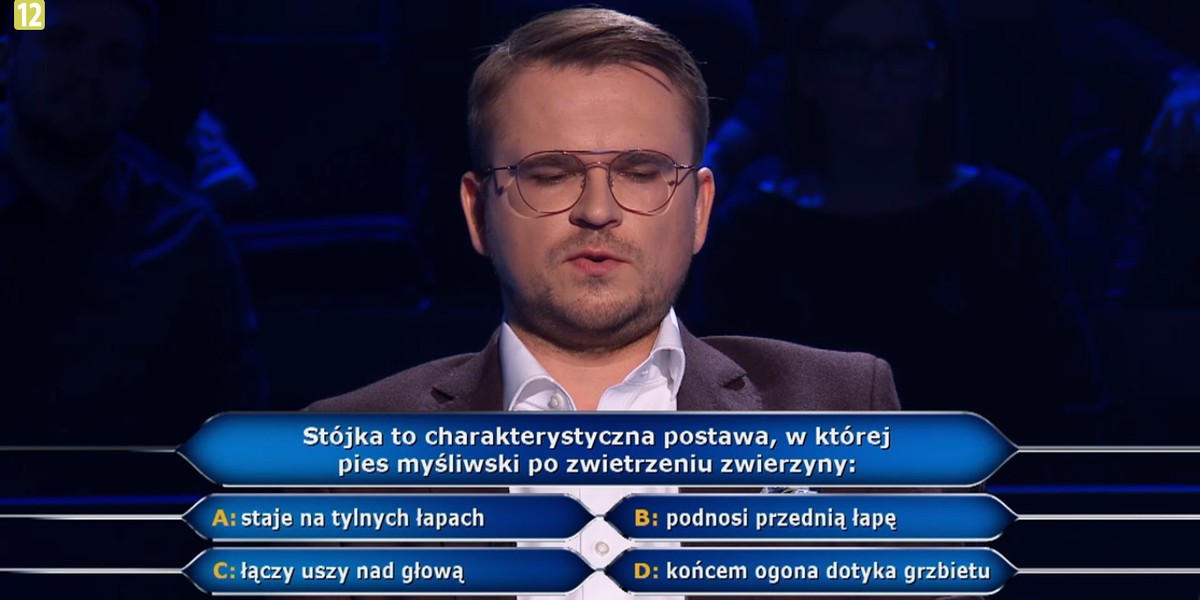 Stójka to charakterystyczna postawa, w której pies myśliwski po zwietrzeniu zwierzyny?