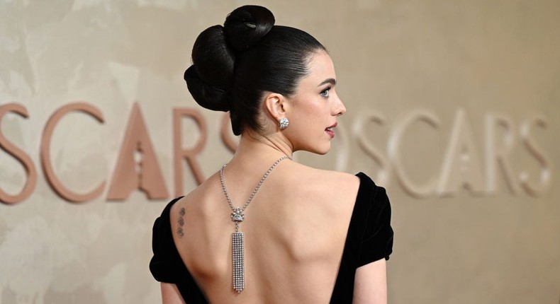 Margaret Qualley at the 2025 Oscars.Gilbert Flores/Penske Media via Getty Images