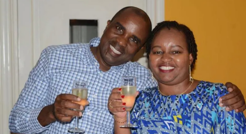 Kamotho Waiganjo with Anne Waiguru