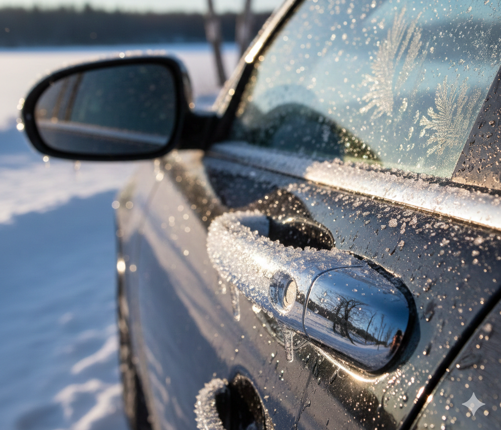 Zima vodičov neprekvapuje len na cestách, ale často už pri pokuse o nastúpenie do auta.