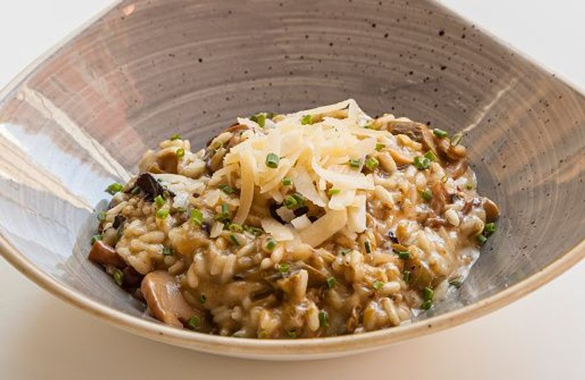 Risotto z pieczarkami