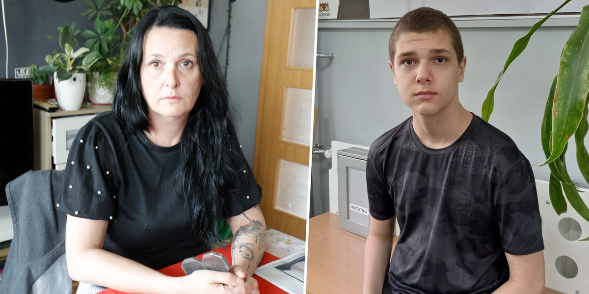 Patrycja Wydrzyńska z Gdańska szuka ukochanego syna. Seweryn ma 15 lat. Zaginął. 