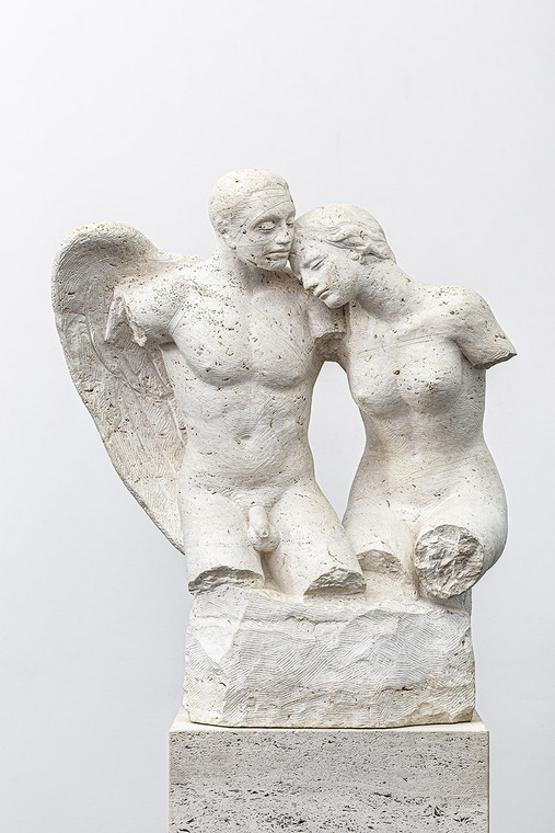 Igor Mitoraj - "Całujący anioł", 2004