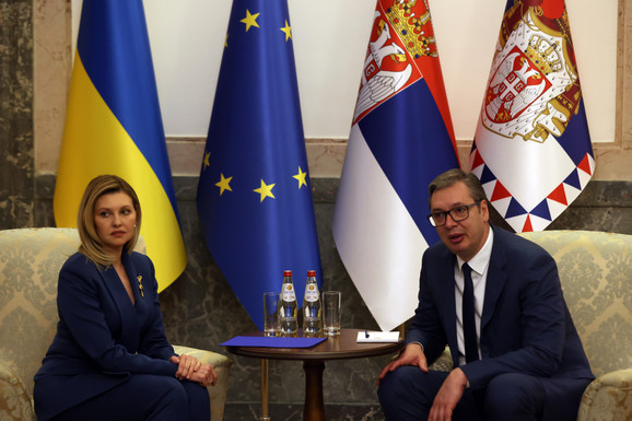 Oleana Zelenska zahvalila Vučiću na podršci Ukrajini