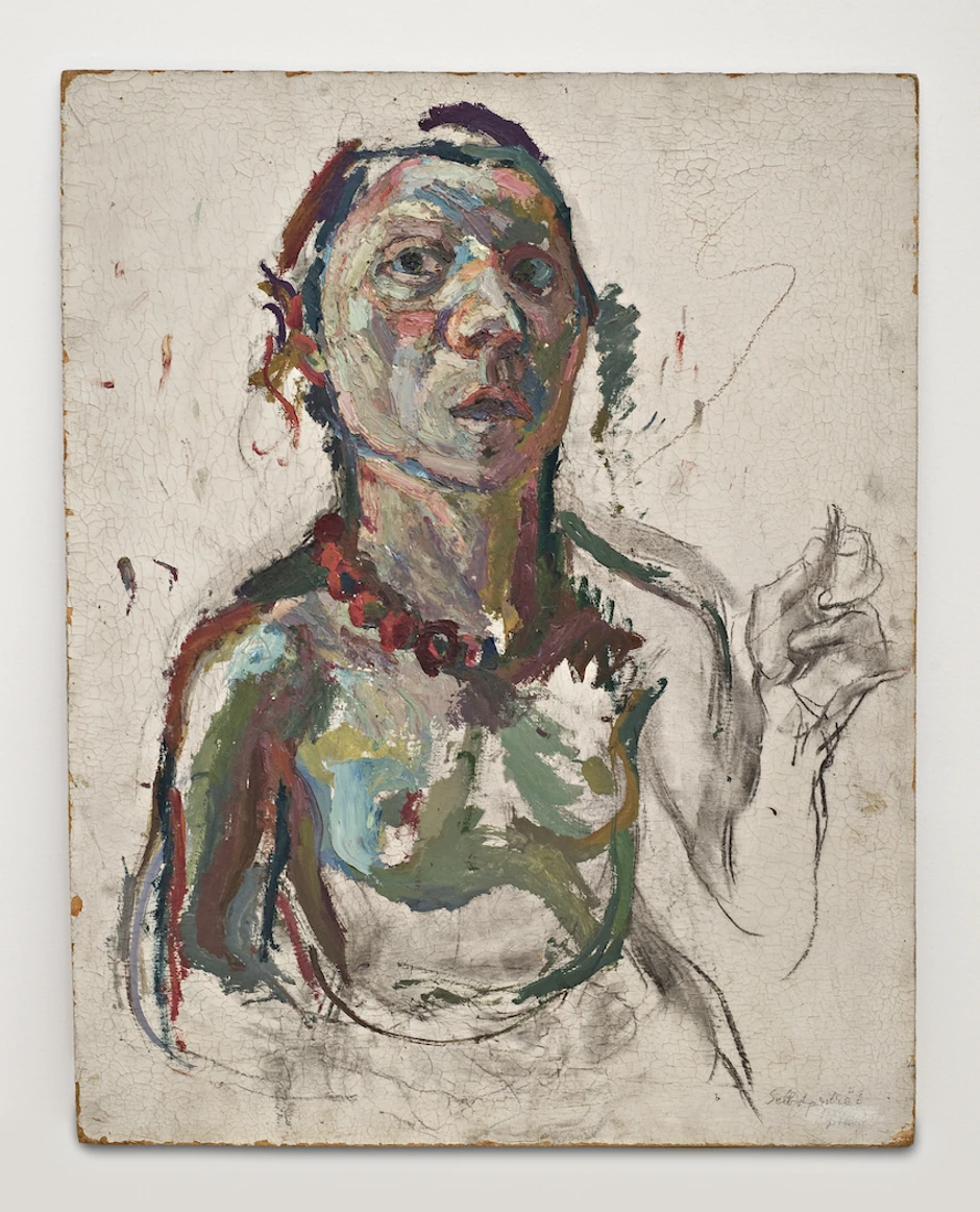 Marija Lasnig, Autoportret, 1945.