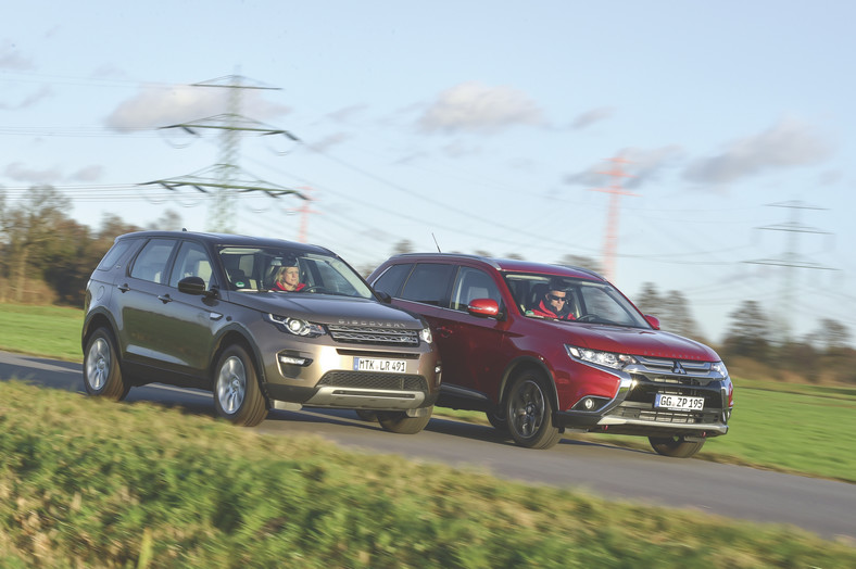 Land Rover Discovery Sport kontra Mitsubishi Outlander