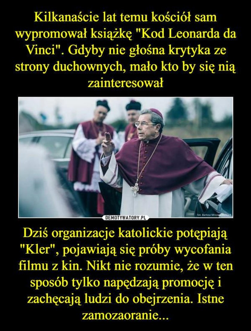 Memy odnośnie filmu „Kler"