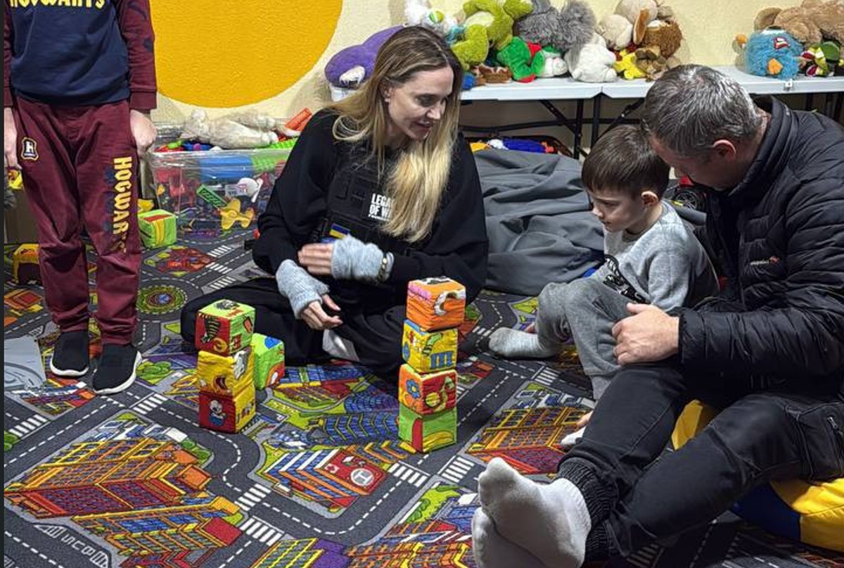 Angelina Jolie w Chersoniu