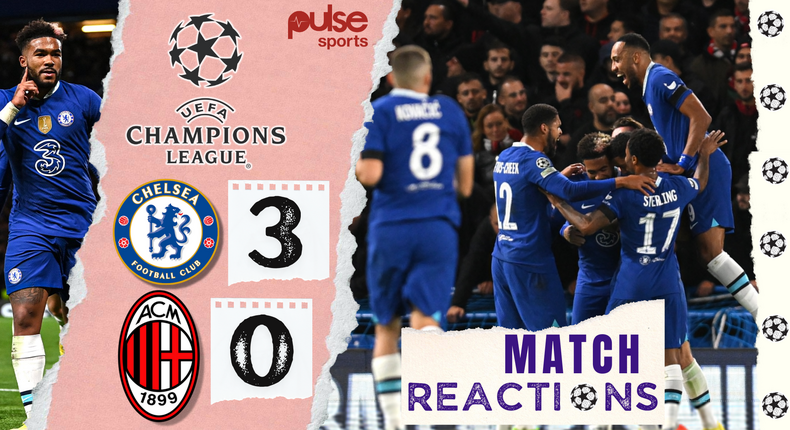 Chelsea defeated AC Milan 3-0 in the Champions League on Wednesday night