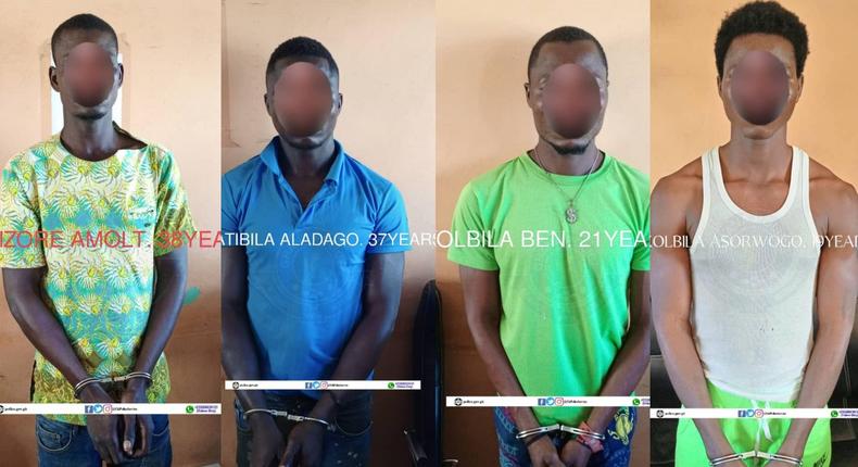 Police arrest 4 suspects in connection with stripping and molesting of woman