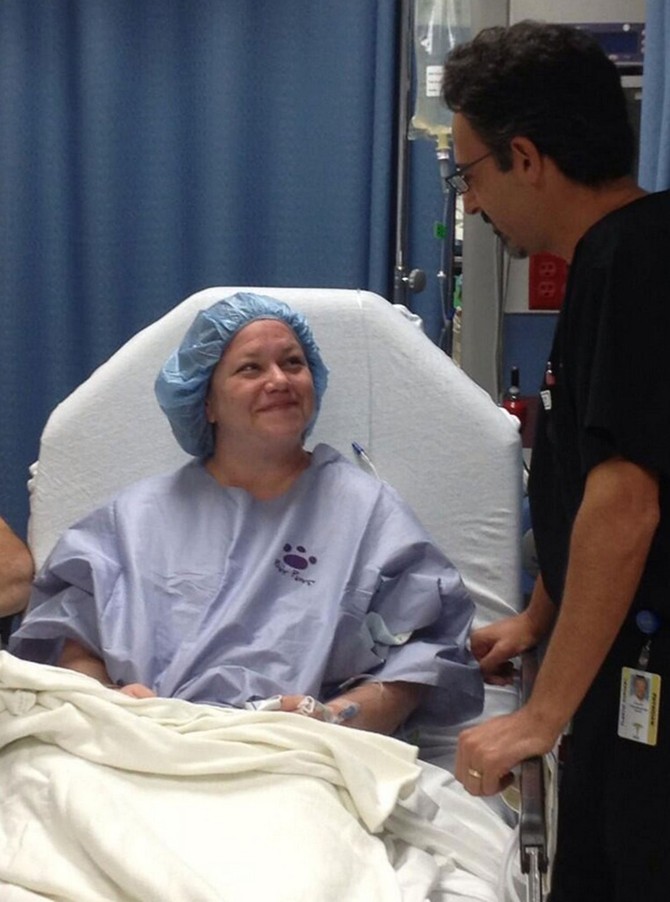Melisa Rej pre operacije