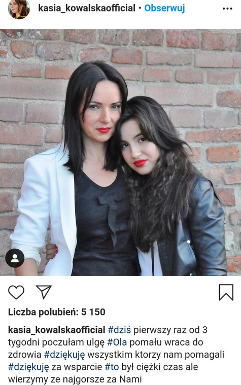 Kasia Kowalska na Instagramie