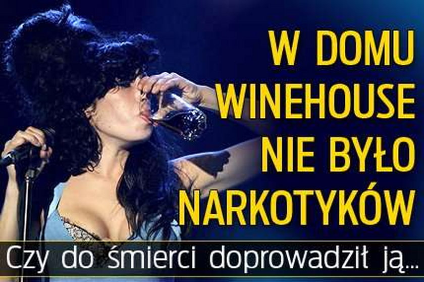 W domu Amy Winehouse nie było narkotyków. Czy do śmierci doprowadził ją...