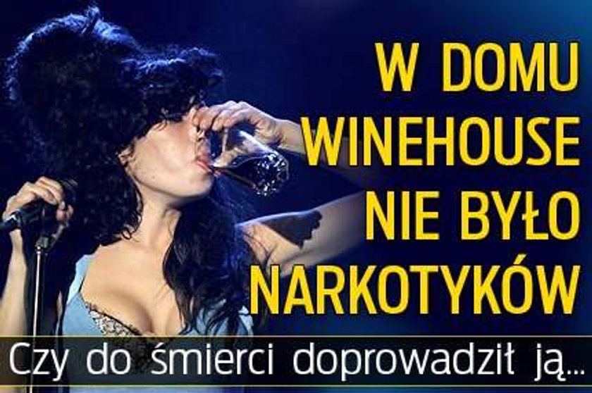 W domu Amy Winehouse nie było narkotyków. Czy do śmierci doprowadził ją...