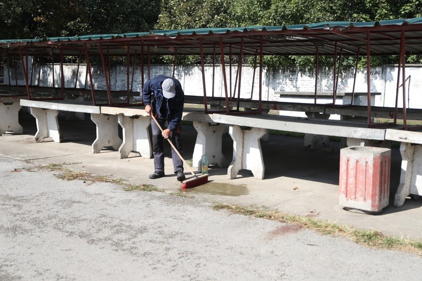 Na pijaci u Debeljači ostali tragovi krvi nakon ubistva 