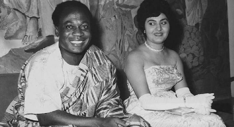 Osagyefo Dr Kwame Nkrumah with Fathia