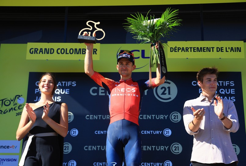 Michał Kwiatkowski na podium