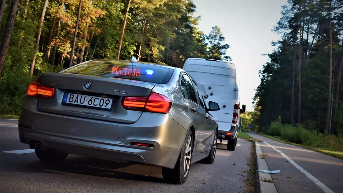 Augustowscy policjanci odzyskali busa skradzionego w Warszawie