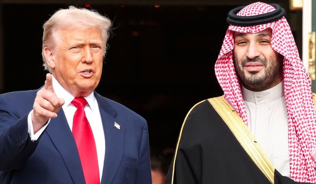 Donald Tramp, predsednik SAD i saudijski prestolonaslednik Muhamed bin Salman u Beloj kući | Foto: Reuters
